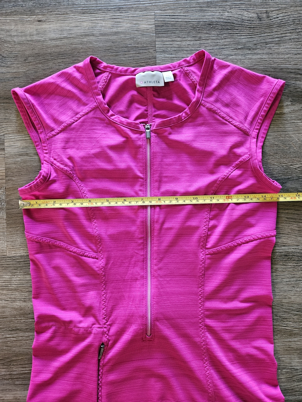 Athleta Pacifica Magenta Pink UPF Athletic  Tank - Picture 2 of 9